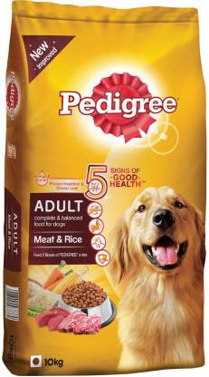 PEDIGREE Adult 10kg Rice, Lamb 10 kg Dry Adult Dog Food Price in India ...