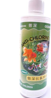 Ocean Free Anti chlorine special / aquarium purpose 0.24 l Wet New Born, Young, Adult Fish Food