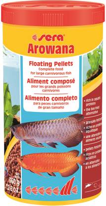 Sera Arowana Floating Pellets 360g/1000ml | 1 l Dry Young Fish Food