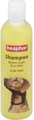 Beaphar Brown Coat Whitening and Color Enhancing, Conditioning Aloe Vera Dog Shampoo