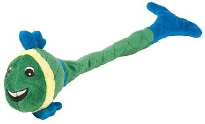 Chompers Tail Waggers Long Tailed Fish AST Squeaky Toy For Dog