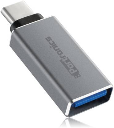 Portronics Grey POR-602 Grab-X Type-C to USB 2.0 Phone Converter