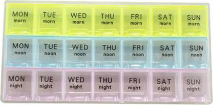 Divinext 1 week Storage Medical Organizer Pill Box
