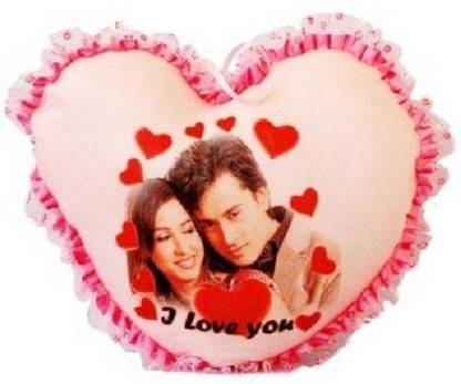 Sorry For This Microfibre Heart Shape Decorative Cushion