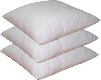 Lushomes Polyester Fibre Solid Throw Pillow Pack of 3