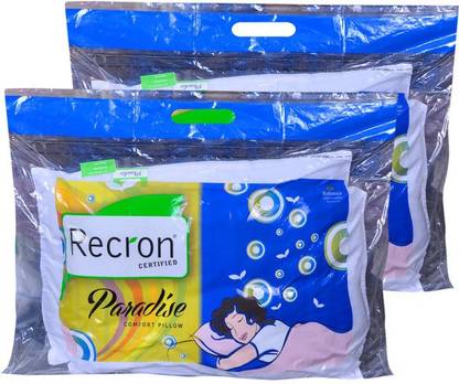 Recron by Big Bazaar Microfibre Solid Bed/Sleeping Pillow