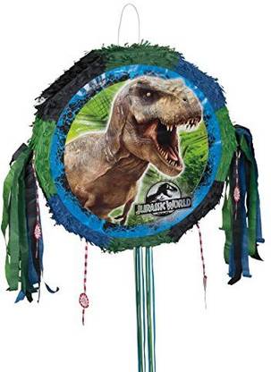 UNIQUE Jurassic World Pinata Pull String Pinata