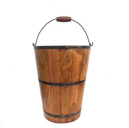 Indune Wooden Bucket - Large Plant Container Set