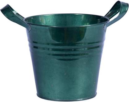 Mango Orchard Popcorn Bucket (Dark Green) Plant Container Set