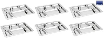 bhalaria Mess Tray 6 Compart Tray Set