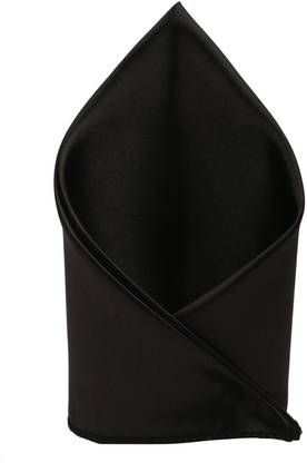 Sorellaz Solid Satin Blend Pocket Square