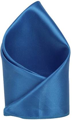 Eccellente Solid Satin Blend Pocket Square