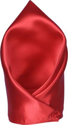 Clareo Solid Cotton Blend Pocket Square