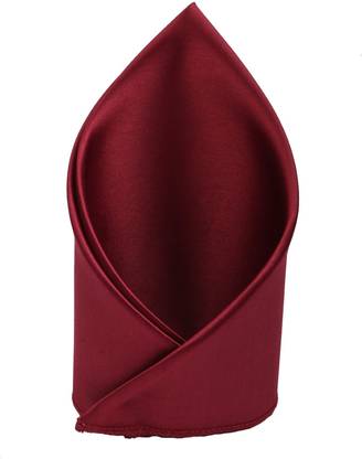 Sorellaz Solid Satin Blend Pocket Square