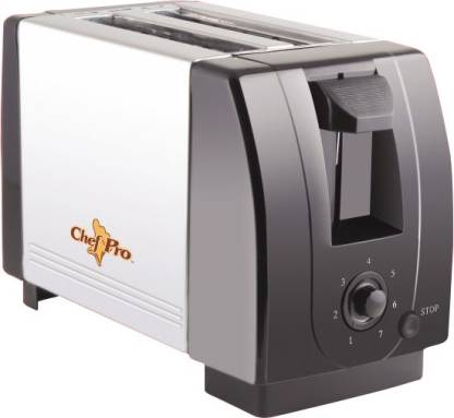 Chef Pro Compact Design with Browning Settings 750 W Pop Up Toaster