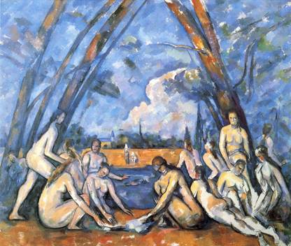 Large Bathers Paul C?zanne Fine Art Print