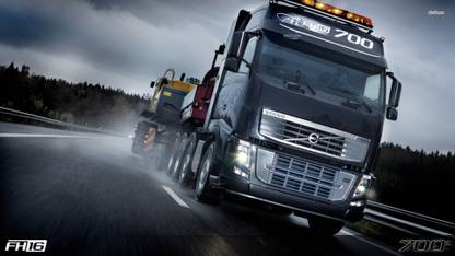 Athah Volvo FH 16 truck Poster Paper Print
