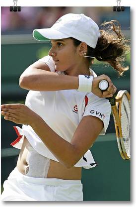 Sania Mirza - Tennis Player #PL3241 Paper Print
