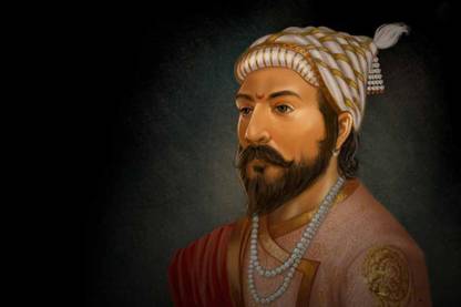 Chatrapati Shivaji Maharaj Original Painting Poster Paper Print