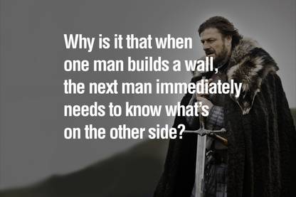 Game of Thrones Quotes Poster Paper Print