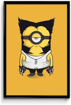 Minion Wolverine Paper Print