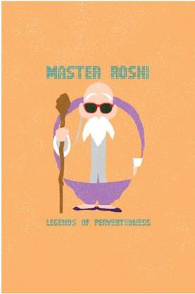 Master Roshi Dragon Ball Wall Art | Rishabh Bhargava Photographic Paper