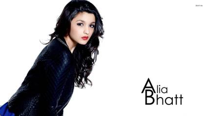 Alia Bhatt with curly hair Athah Fine Quality Frameless Poster Paper Print