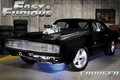 Fast and Furious 4 (Charger) Maxi Poster Photographic Paper