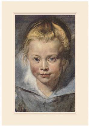 Portrait of Clara Serena Rubens Fine Art Print
