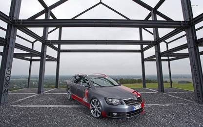 EurekaDesigns OK Chiptuning Skoda Superb Poster Fine Art Print