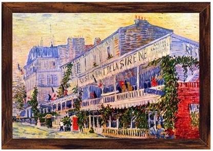 The Restaurant de la Siren in Asnieres Canvas Art