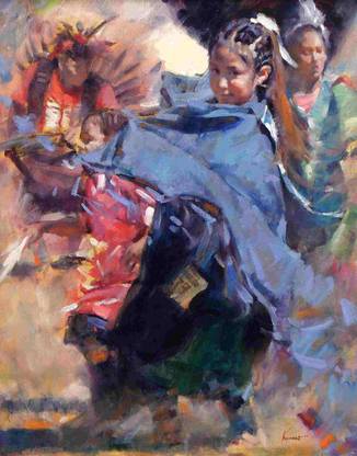 Elite Collection Frameless Painting Western-0058 Canvas Art