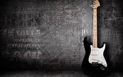 Music Guitar HD Wallpaper Background Fine Art Print