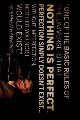 Stephen Hawking Quote Poster Paper Print