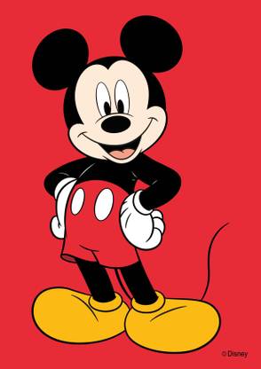ORKA Disney-Mickey Mouse Digital Printed with Laminated Paper Print