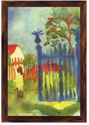 Garden Gate (Code Am7608) Canvas Art
