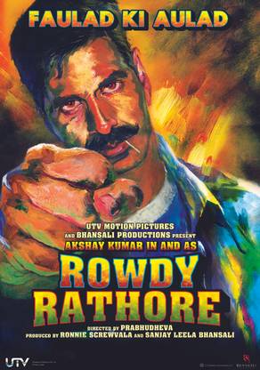 Rowdy Rathore Paper Print