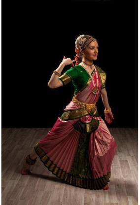 Athah Fine Quality Poster Indian Classical Dance Bharatanatyam Paper Print
