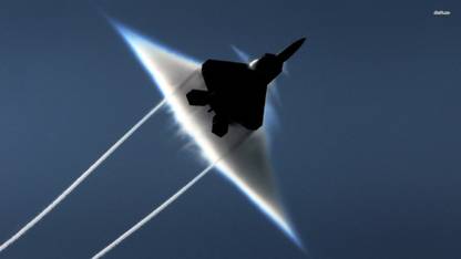 EurekaDesigns Poster Lockheed Martin F-22 Raptor Paper Print