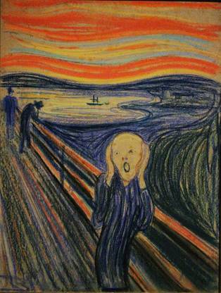 The Scream by Edvard Munch Fine Art Print