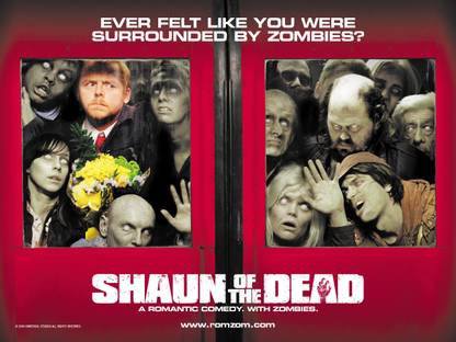 Akhuratha Poster Movie Shaun Of The Dead Zombie Romantic Comedy HD Wallpaper Background Fine Art Print