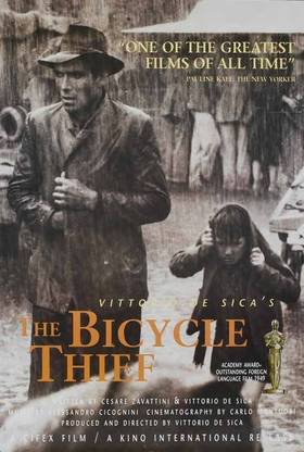 Bicycle Thieves - 1948 Paper Print