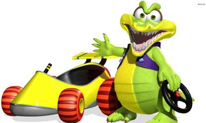 Diddy Kong Racing Athah Fine Quality Poster Paper Print