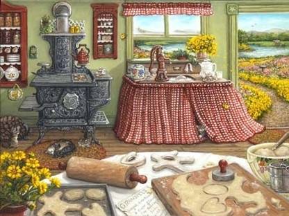 Cookie Baking Day Fine Art Print