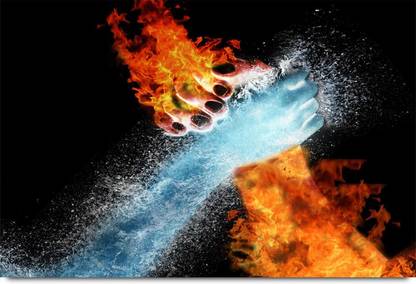 Fist to Fist Paper Print