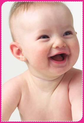 Cute New Born Baby / Non-Tearable Synthetic sheet Poster PB003 Fine Art Print