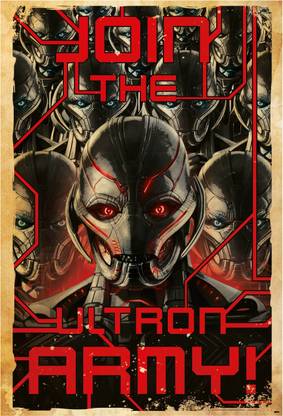 Join The Ultron Army - Avengers (Officially Licensed) Paper Print