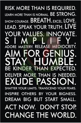 Posterindya Motivational Poster PIM40103 Paper Print