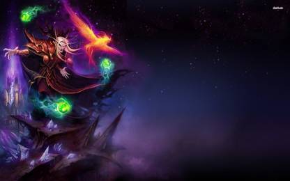 Kael'thas Sunstrider from World of Warcraft Athah Fine Quality Poster Paper Print