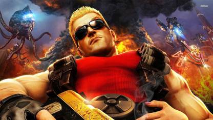 Duke Nukem Athah Fine Quality Poster Paper Print